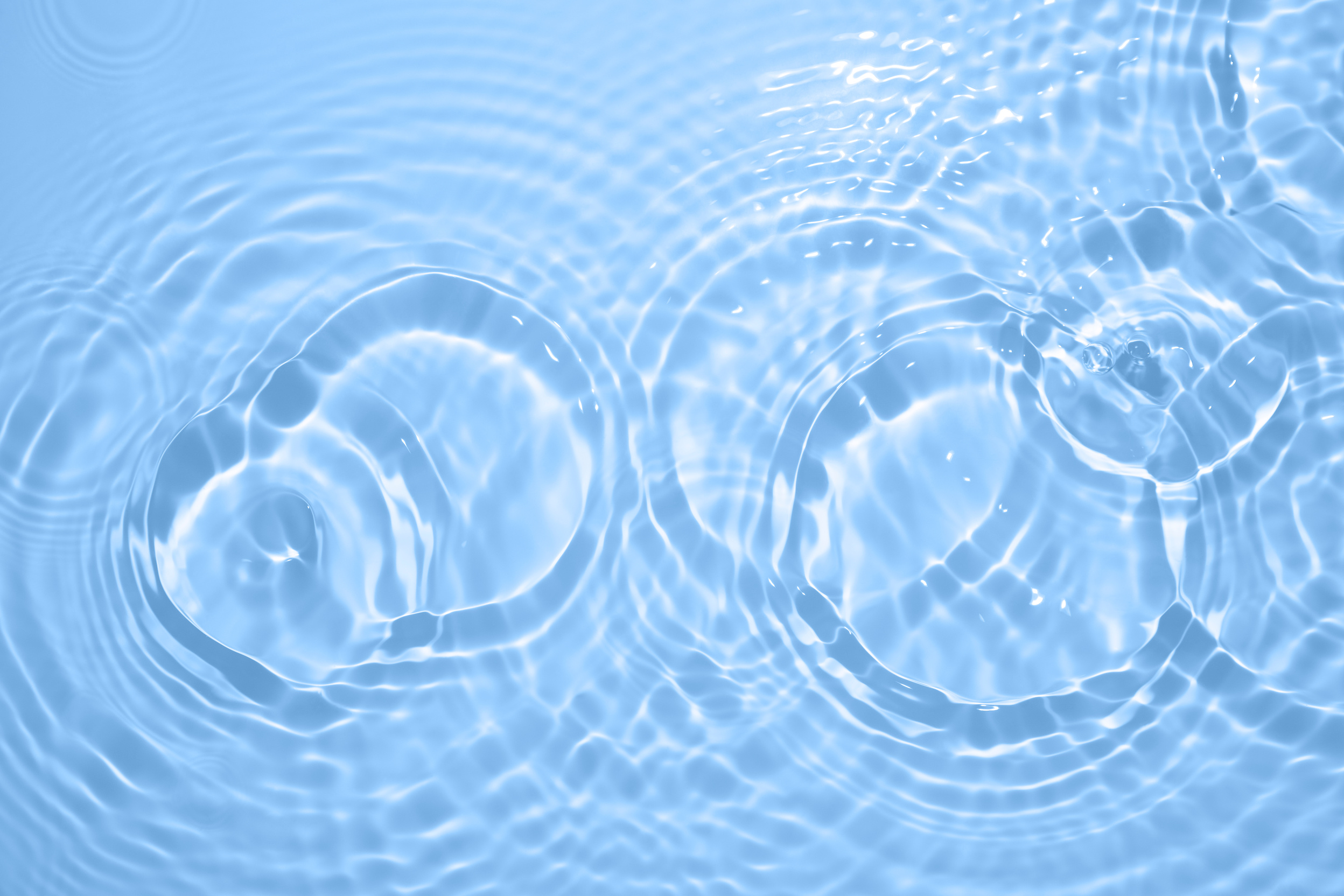 Summer Blue Rippled Water Background